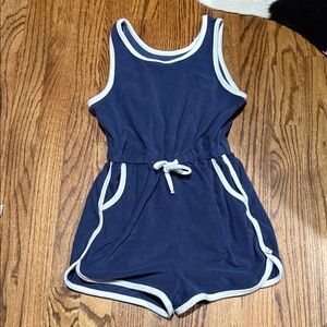 🌞 Bearpaw Girls Romper | Navy | Size 7/8